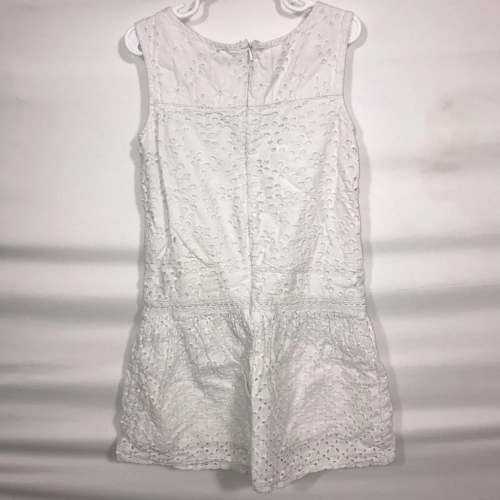 Gap White Eyelet Lace Dress